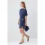 TRENDYOLMİLLA Dames Donkerblauw Effen Kort / Mini Kort A-lijn Jurken