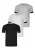 SikSilk Functioneel shirt  grijs gemêleerd / zwart / wit