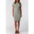 Calvin Klein Scuba Crepe Knee Length Dress Shadow