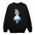 Disney Meisjes Alice In Wonderland Klassiek Alice Sweatshirt (Zwart)