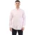 Boss H-Roan Oxford-katoenen herenoverhemd (Roze)