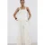 Mango wide leg regular waist broek broderie ecru