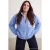 Trendyol Curve Dames Donkerblauw Effen Lang Oversized Grote maten Sweatshirts