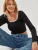 Bianco Lucci Shirt  zwart / wit