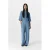 OBJECT wide leg casual broek blauw