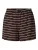 PIECES Broek ‘PCSadie’  donkerbruin / wit