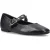 Hush Puppies Charlene Stud Ballerina Leren Dames Zwarte Ballerina’s