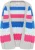 IZIA open vest Dames grijs melange