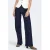 ONLY high waist wide leg jeans ONLJUICY dark blue denim