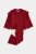 TRENDYOLKIDS Meisjes Bordeauxrood Effen Lang, Regular fit Tweedelig Sets