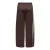 ONLY wide leg casual gestreepte broek – bruin