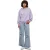 Urban Classics Dames/Dames Terrycloth Oversized Hoodie (Lila stof)