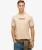 Luxe Sport T-shirt met Losse Pasvorm Beige