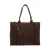 DSTRCT suede handtas bruin