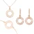 Orphelia ‘Amada’ Dames 925 Sterling Zilver Set: Armband + Oorbellen + Ketting – Roze SET-7075/1