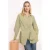 Trendyol Modest Dames Kaki Effen Lang Regular fit Modest Overhemden
