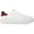 FitFlop Dames-sneakers met pailletten en platte zool (Wit/Robijnrood)