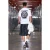 T-shirt met ronde hals en print