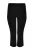 YOEK cropped flared broek zwart
