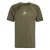 ADIDAS PERFORMANCE Functioneel shirt ‘Tech Apparel’  lichtgrijs / olijfgroen / zwart