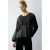 MANGO TEEN semi-transparante blousetop – zwart