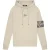 Malelions Men Captain Hoodie | Beige/Iron Grey