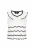 faina Gebreide top ‘Fashion Look’  zwart / offwhite