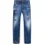 Dsquared2 Roadie Jean Bloemenpatroon Blauwe Jeans