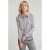 River Woods Grey Blouse Fancy Collar