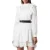 AllSaints Aislyn Broiderie Dress Chalk White