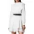 AllSaints Aislyn Broiderie Dress Chalk White