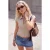 TRENDYOLMİLLA Dames Beige Effen Kort Getailleerd Blouses