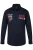 Men Plus Overhemd  blauw gemêleerd / rood