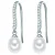 Valero Pearls Oorbellen  zilver / parelwit
