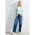 Cecil Dames Ruiten vest in Groen