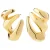 PILGRIM gold plated oorbellen Presence