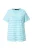 Ulla Popken Shirt  aqua / wit