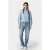 Summum Woman Puff Sleeve Sweater Wool Elastane Blend Knit Powder Blue