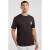 America Today regular fit T-shirt met backprint – bruin