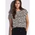 Street One Dames Bedrukte blouse in Beige
