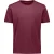 No Excess T-shirt crewneck slub dark wine