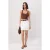 TRENDYOLMİLLA Dames Ecru Effen Kort / Mini Rokken