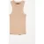 Mouwloze Geribbelde Brei Blouse
