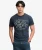 Heritage Script T-shirt Relaxed Pasvorm Blauw