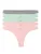 Yenita String  grijs gemêleerd / mintgroen / rosa