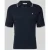 REVIEW slim fit gebreid shirt met geborduurd logo