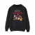 Disney Heren Mickey Mouse Vrolijk Kerstfeest Figuren Sweatshirt (Zwart)