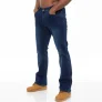 Enzo bootcut stretch denim jeans voor heren