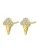 Hey Happiness Oorbellen ‘Sweet Ice Cream’  goud