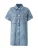 HUGO Blousejurk ‘Gandira’  blauw denim